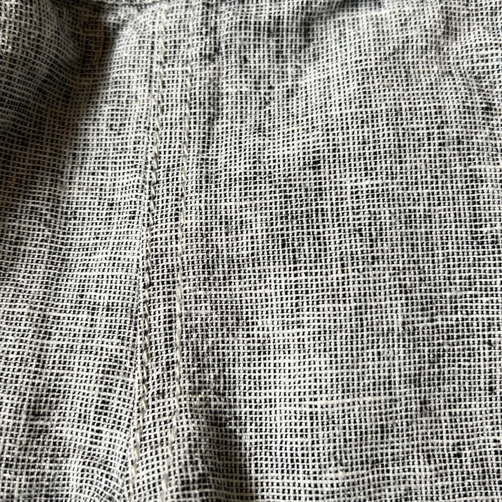 Express Grey Front Button Fabric Shorts - image 4